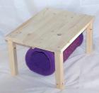 Holzgestell mit Kuschelrolle zum Einhängen Meerschweinchen Chinchilla Kleintier